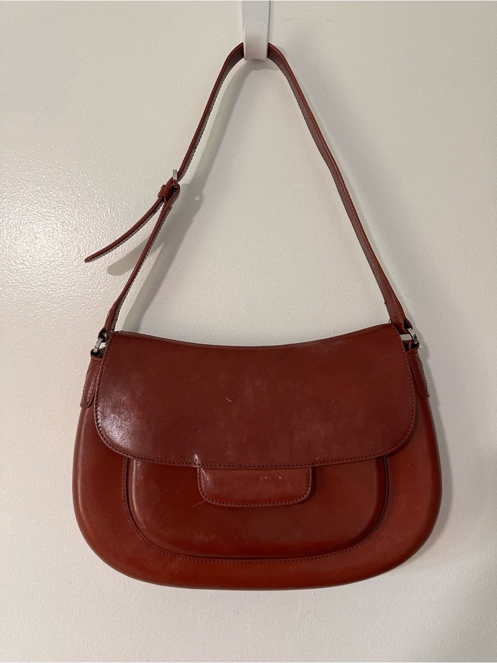Monsac Leather Shoulder Bag